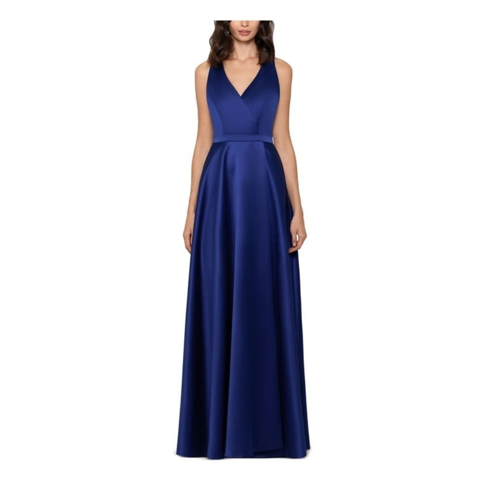 Elegant Xscape Blue Evening Gown